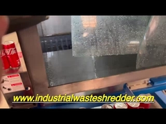 Déchiqueteuse à double arbre pour bouteilles en plastique de coke