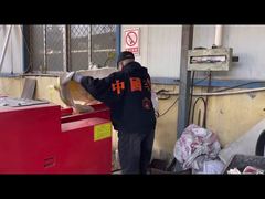 Coupe-fibre modèle 800F, tamis à mailles de 10 mm, pour déchiqueter la feuille d'aluminium et la laine de verre.