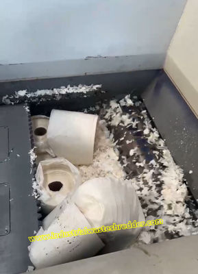 Un bon prix. Machine de découpe de rouleaux de papier à axe unique 75 kW Moteur de coupe Rotor Diamètre 400 mm Machine de concassage de rouleaux de film plastique en ligne