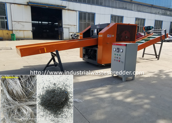 Un bon prix. Décharge uniforme de découpeuse de fibre de PTTs de défibreur de déchets industriels de fil de fibre d'ANIMAL FAMILIER en ligne