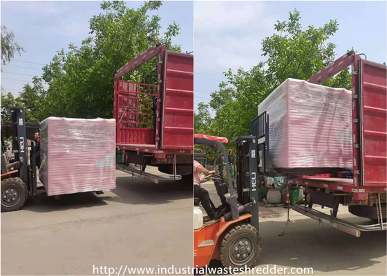 Un bon prix. Machine de défibreur de rebut d'airbags de raphia de pp avec l'affûteuse rotatoire de lames en ligne