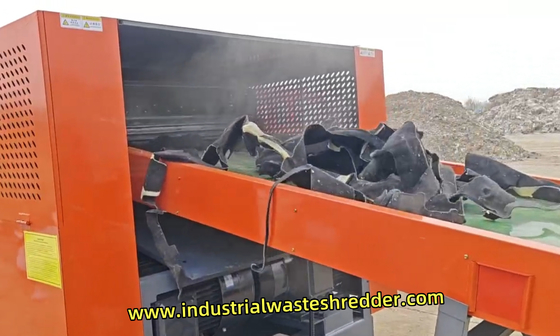 Car Interior Waste Grinder Fabric & Carpet & Roof & Leather Crusher, Customized Capacity and Discharge Size